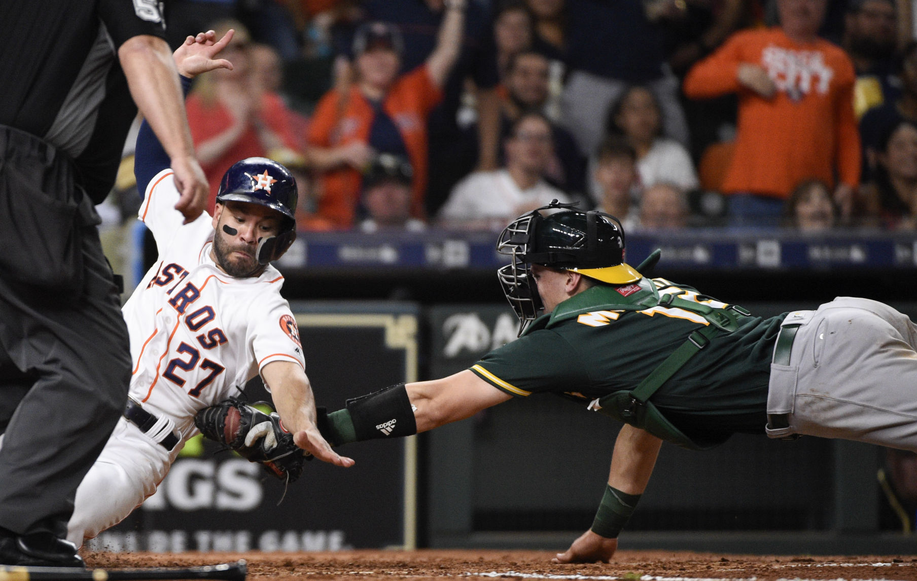 APTOPIX Athletics Astros Baseball